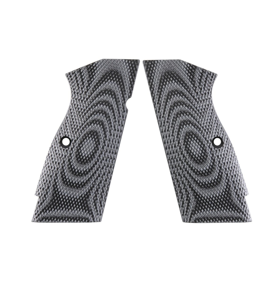 Magwell Cut Grips by LOK Grips for Springfield SA-35 Equipped with an Apex Low-Profile Magwell